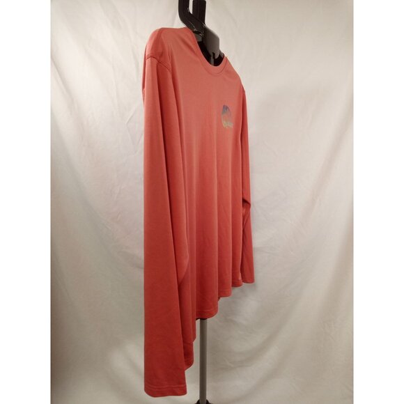 Lake and Trail Men's Long Sleeve Orange Active Wear Shirt Size Large - Picture 3 of 5